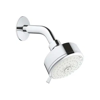 Image pour GROHE Tempesta Cosmopolitan 100 Wall Shower with Arm 4 Spray White (Not Star Rated)