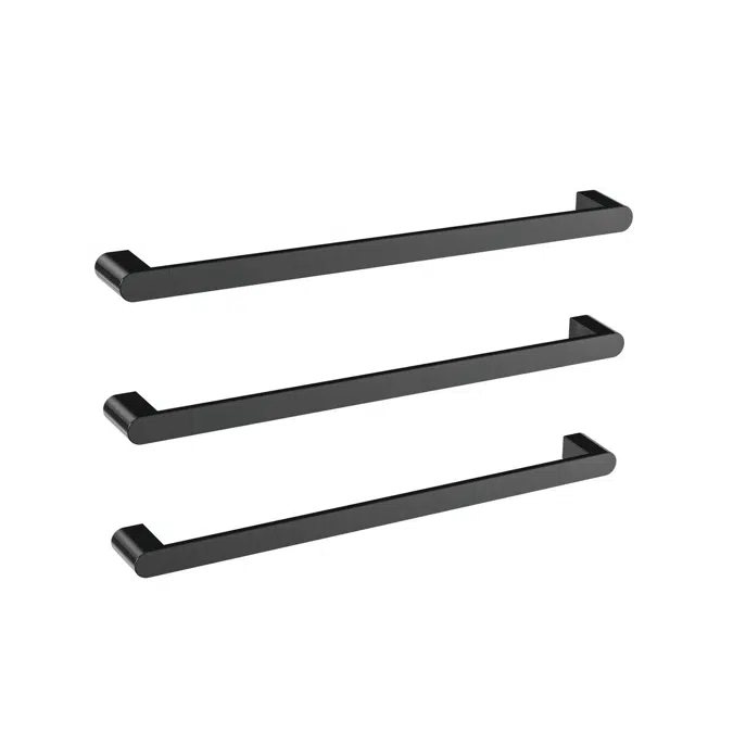 Mizu Soothe Heated Towel Rail 630mm (Triple Pack) Matte Black