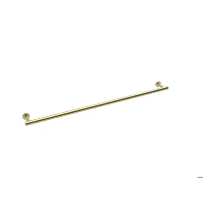 Image for Mizu Drift Single Towel Rail 900mm Brushed Brass