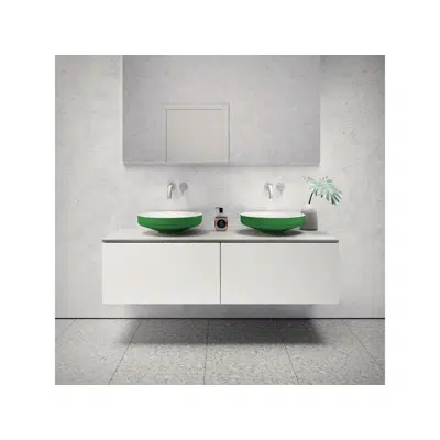 изображение для Venice 450 Counter Basin Solid Surface Softskin Emerald Green