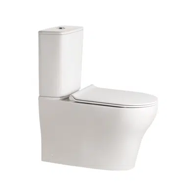 изображение для American Standard Cygnet Square Hygiene Rimless Close Coupled Back To Wall Back Inlet Toilet Suite White (4 Star)