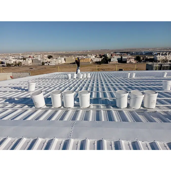 Vetonit - Cool Top - Passive Cooling Exposed Liquid Applied Roof Waterproofing Membrane