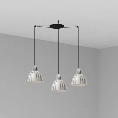 Image for VENICE 200 3L stripes pendant lamp