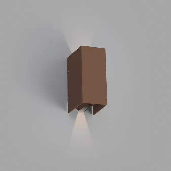 BLIND Rust wall lamp