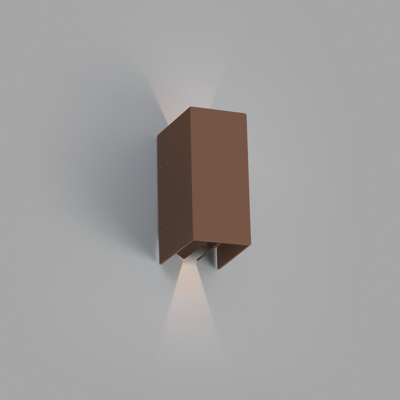 Image for BLIND Rust wall lamp