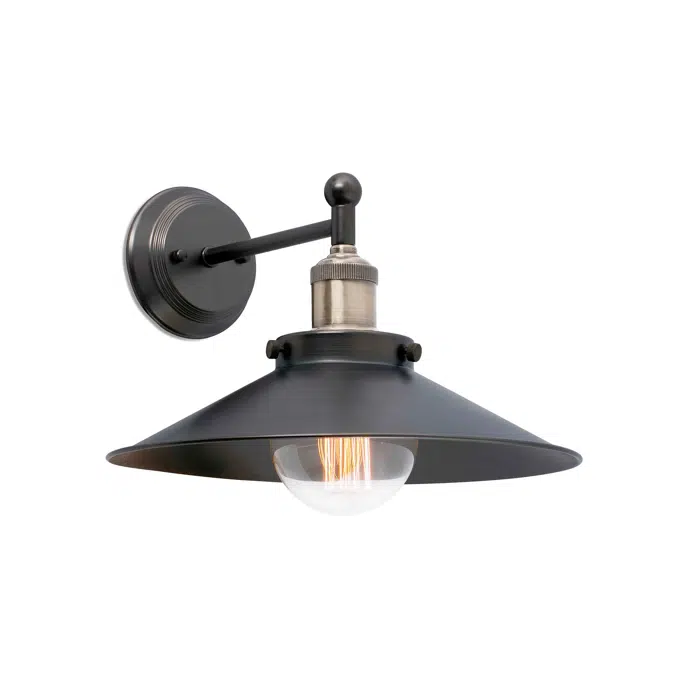 MARLIN Black wall lamp