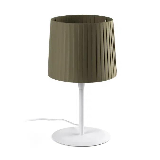 SAMBA White/ribbon green table lamp