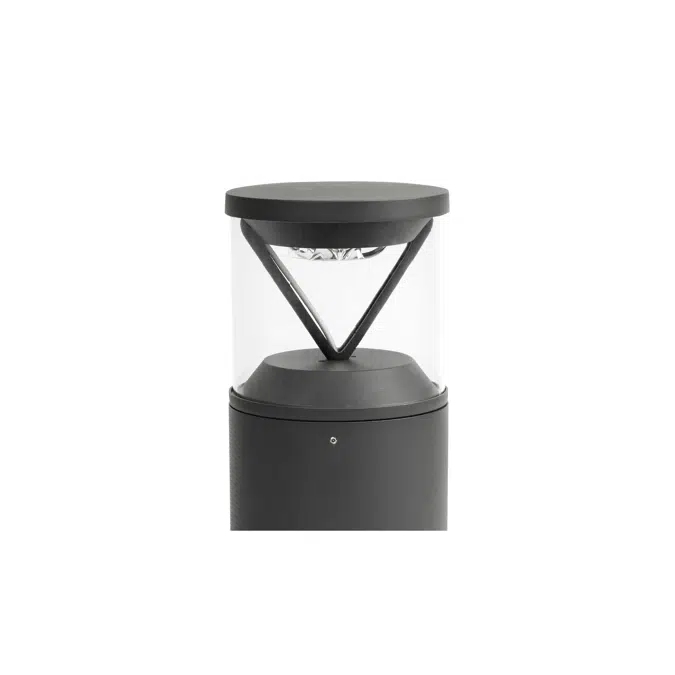 RUSH 250 Dark grey post lamp 2700K 180