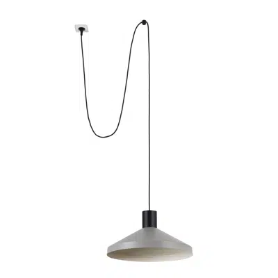 Image for KOMBO 400 Grey pendant lamp with plug
