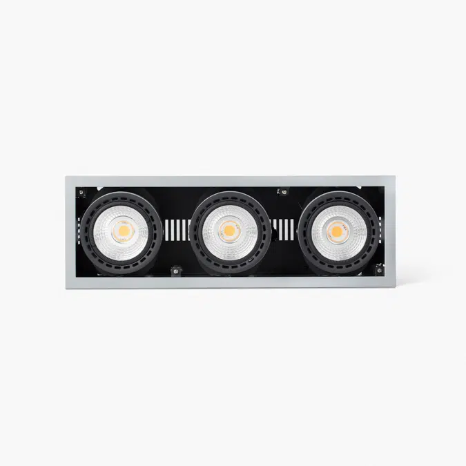 MINI COLIN-3 Grey recessed 54-75W 2700K 56°