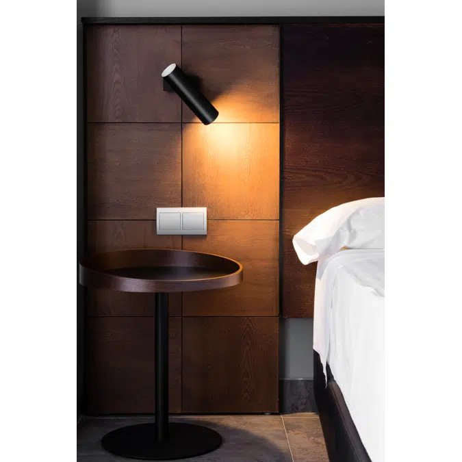 LINK Black wall lamp 1L