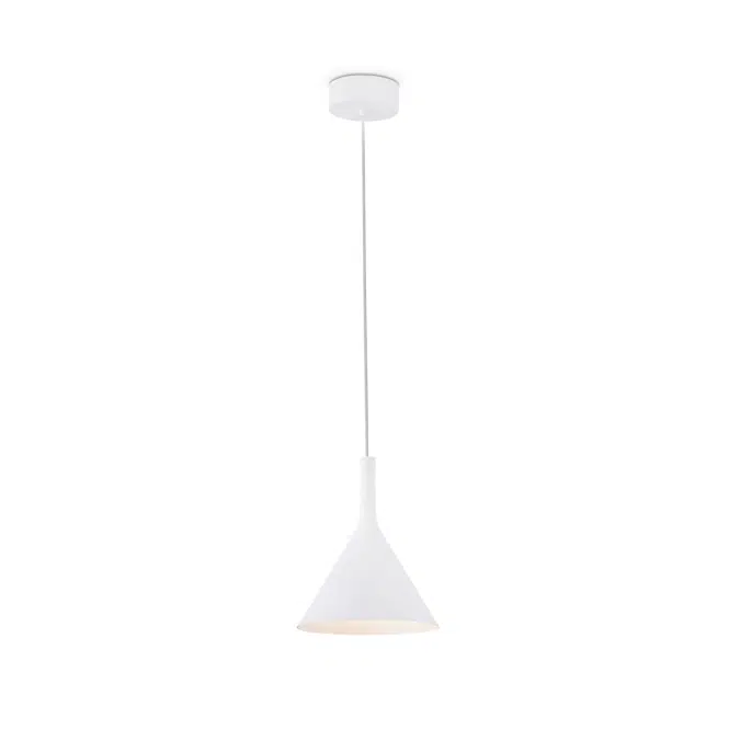 Bim Objects - Free Download! Pam 165 White Pendant Lamp 