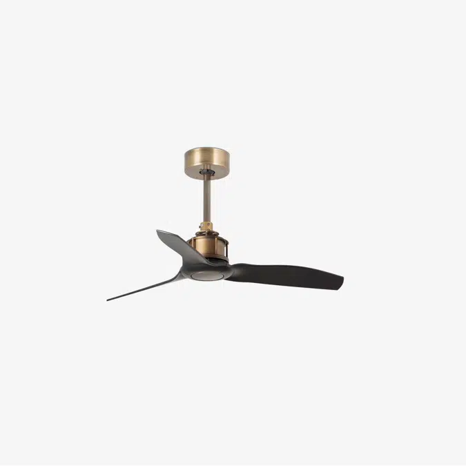 JUST FAN S Old gold/black fan 81cm