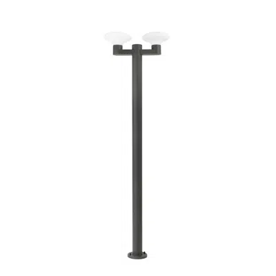 Image for BLUB'S 2L Dark grey pole lamp 2XE27