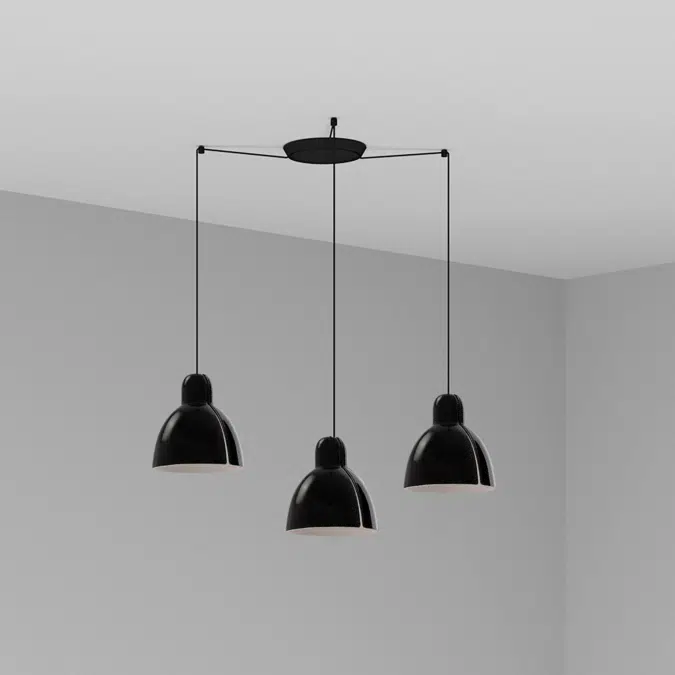 BIM objects - Free download! VENICE 200 black pendant lamp | BIMobject