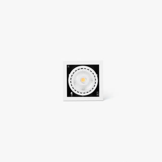 BIM objects - Free download! MINI COLIN-1 White recessed 18-25W 3000K ...