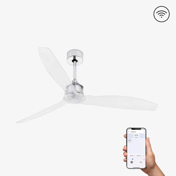 JUST FAN M Chrome fan DC SMART