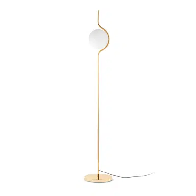 kuva kohteelle LE VITA Gold floor lamp dimmable