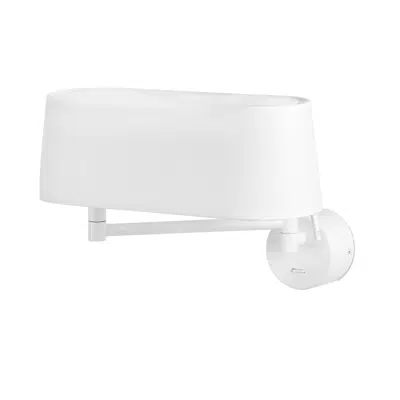 Image pour DESLIZ Lample applique blanche