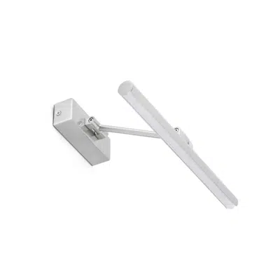 Image for MAGRITTE 300 Matt nickel picture wall light 6W