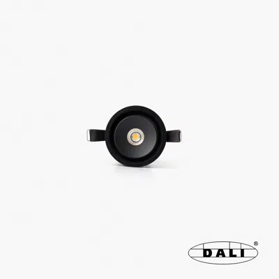 Image for TEIDE Black adjustable recessed downlight 10W 80° 2700K CRI97 DALI