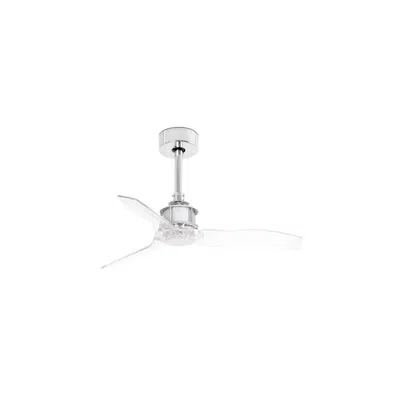 JUST FAN S Chrome/transparent fan 81cm 이미지
