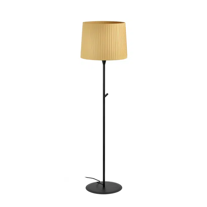 SAMBA Black/ribbon yellow floor lamp