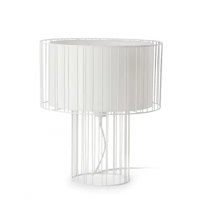 Image pour LINDA Lampe de table blanc