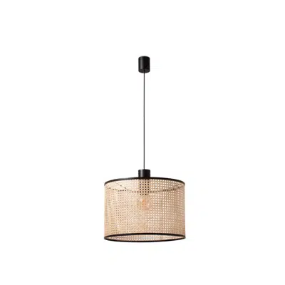 bilde for MAMBO 450 Black/rattan pendant simple lamp