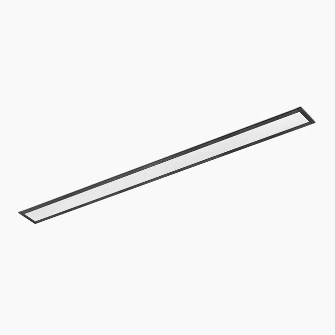 BIM objects - Free download! VIA EVO recessed 860 20W 3000K black ...