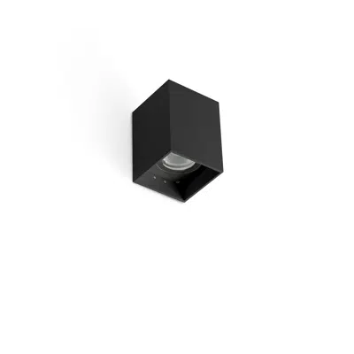 kuva kohteelle KOV 1L Black square wall lamp 2700K 23°