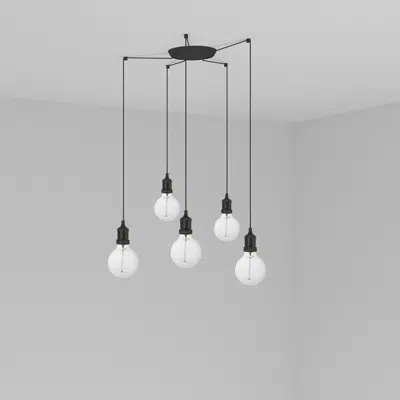 kuva kohteelle ART 5L Black pendant lamp