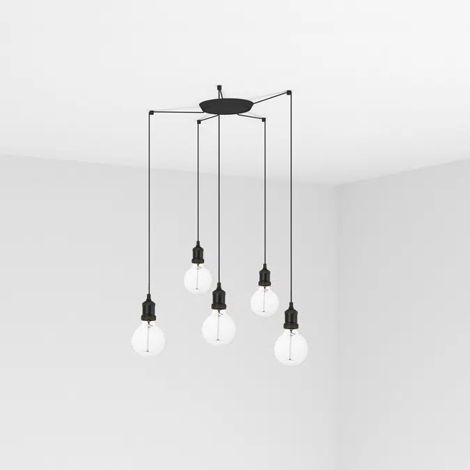 ART 5L Black pendant lamp