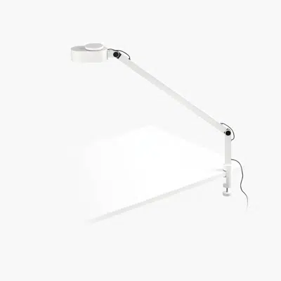 Image for INVITING White clip lamp