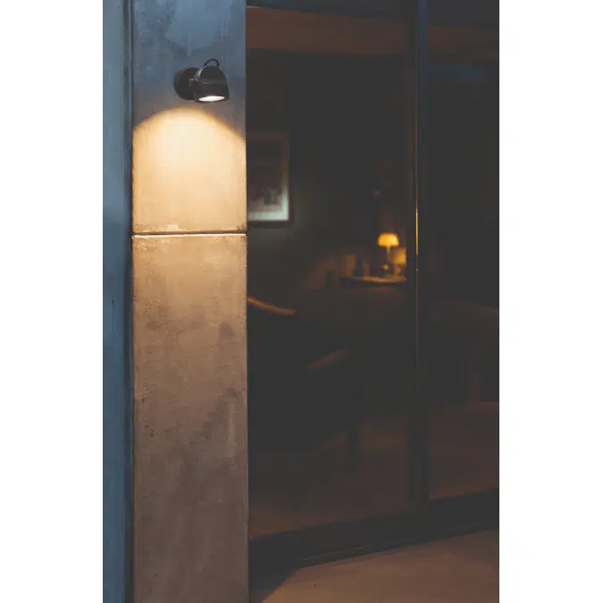 ALFA Lampada proiettore grigio scuro