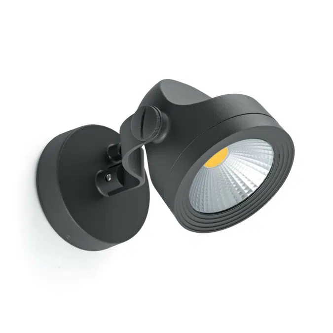 ALFA Lampada proiettore grigio scuro