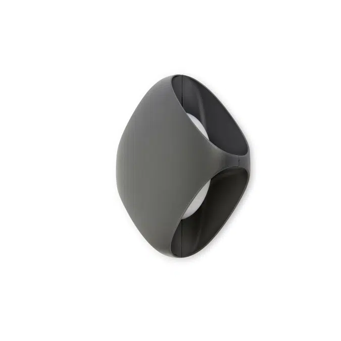 BU-OH Dark grey wall lamp