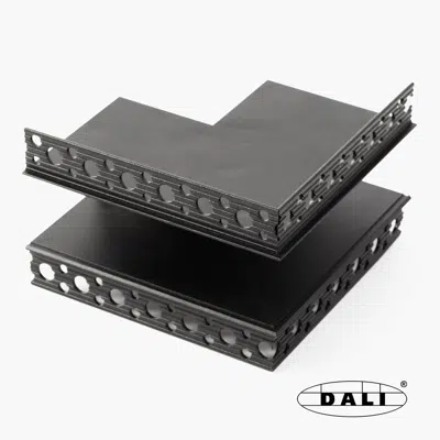 Immagine per NESO SLIM Accessorio angolo esterno da incasso nero DALI