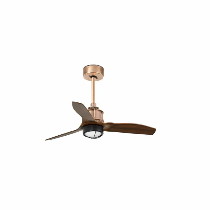 JUST FAN S LED Copper/wood fan 81cm