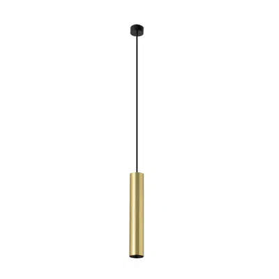 kuva kohteelle STAN Satin gold pendant lamp