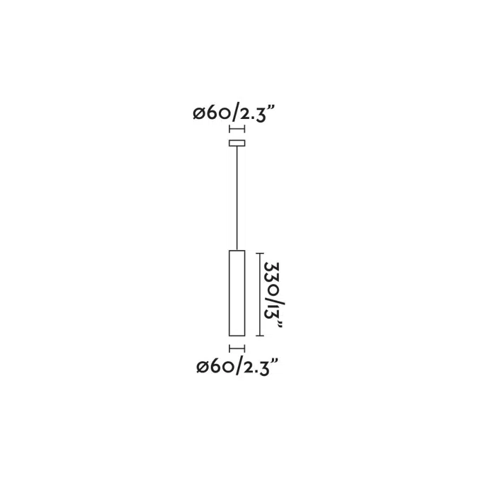 STAN Lampe suspension or satiné