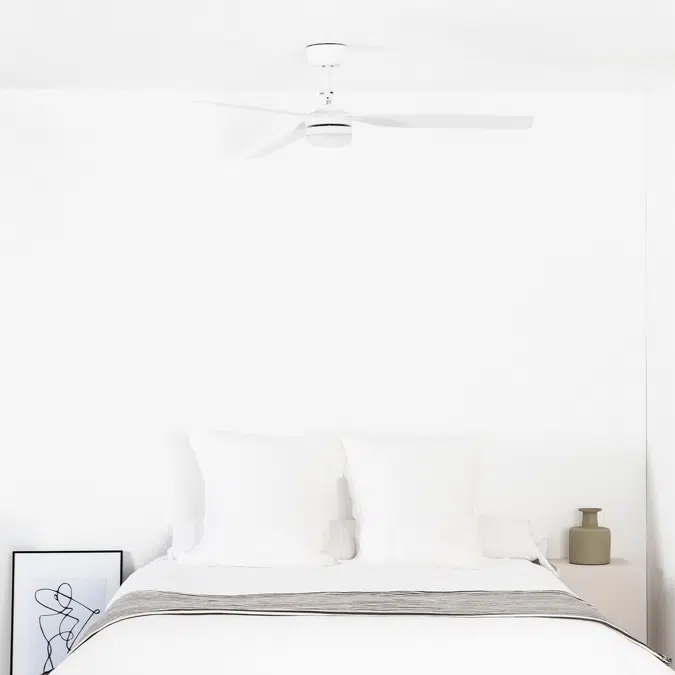PUNT M LED-Ventilator weiß DC