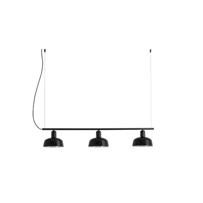 Immagine per TATAWIN LINEAL S Lampada sospensione lineare nera
