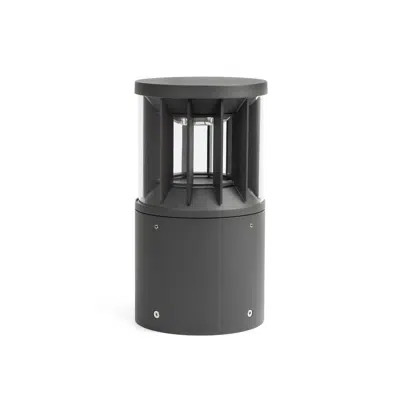 kuva kohteelle SCREEN 250 Dark grey post lamp 3000K 180