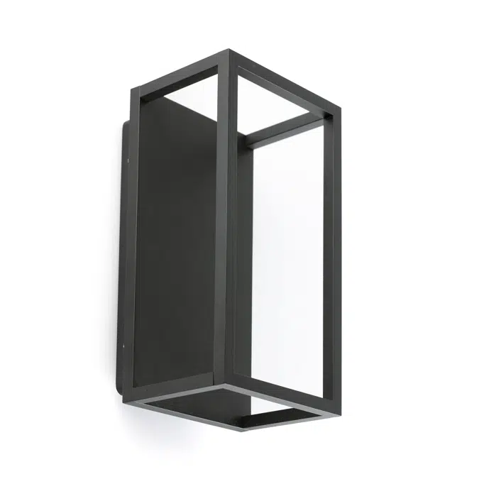 KELA Black exterior wall lamp