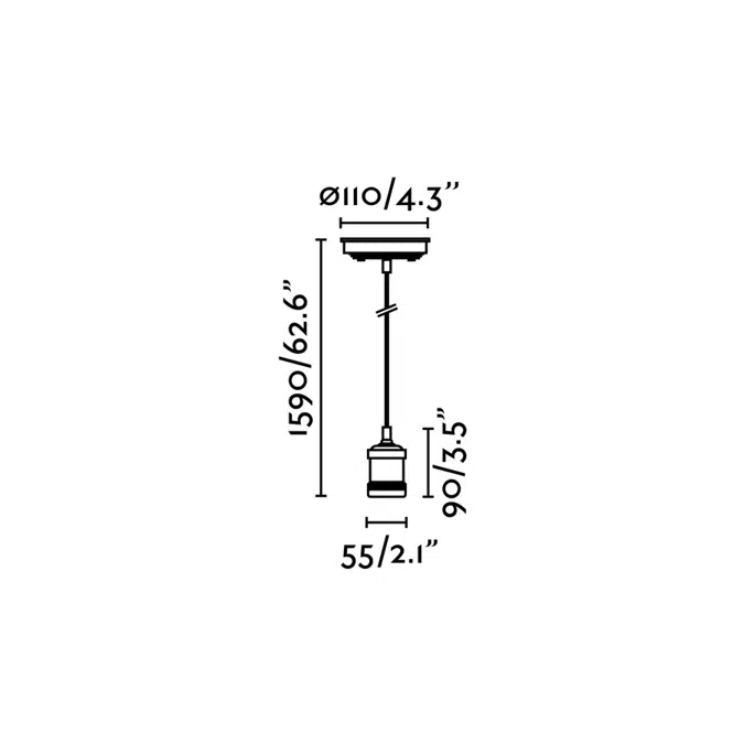 ART Lampe suspension vieil or