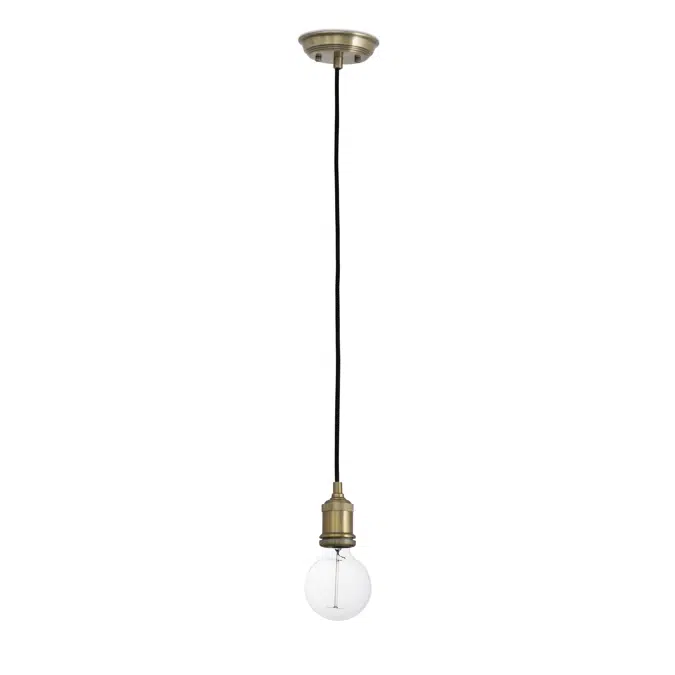 ART Old gold pendant lamp