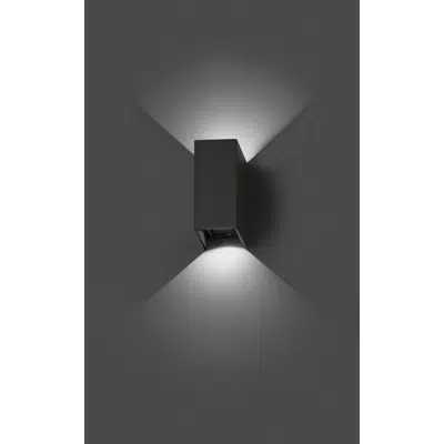 afbeelding voor BLIND Dark grey wall lamp