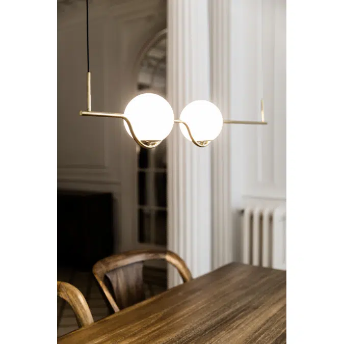 LE VITA Gold pendant lamp