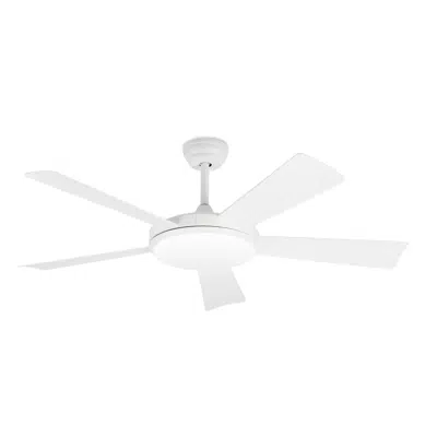 obraz dla SAONA L LED White fan with DC motor